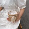 Pretty Pearl Rosette Handbags - Image 7