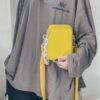 Solid Color Zipper Phone Bag - Image 2