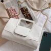 Solid Plaid Chain Handbags - Image 9
