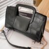 Solid Plaid Chain Handbags - Image 7
