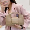 Solid Plaid Chain Handbags - Image 5