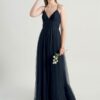 Evening Sleeveless A-Line Matte Satin Party Dresses - Image 3