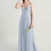 Evening Sleeveless A-Line Matte Satin Party Dresses - Image 6