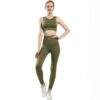 Fitness Yoga Set Gym Push Up Pants Running Suit Sportswear Athletic - Image 3