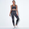 Fitness Yoga Suit High Workout Sports Bra High Waist Legging Gym
