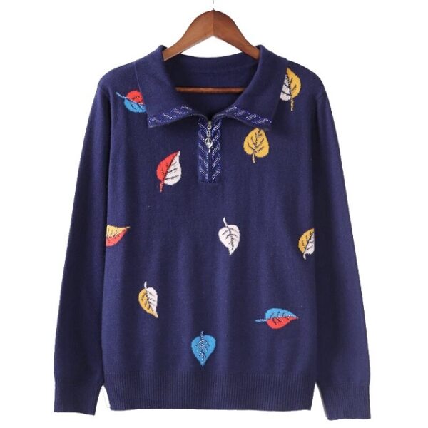 Temperament Middle Aged Dressed Mid Aged Sweater - Image 4