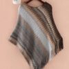 Jewel Neck Layered Fringe Cape - Image 6