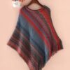 Jewel Neck Layered Fringe Cape - Image 5