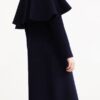 Outerwear Stand Collar Long Sleeves Convertible Retro Coat - Image 3