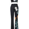 Two Piece Sets Piping Overcoat Long Sleeves Stretch Outfit - Image 8