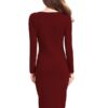 Bodycon Dresses Polyester Sexy Pencil Dress Office Dress - Image 4