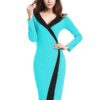 Bodycon Dresses Polyester Sexy Pencil Dress Office Dress - Image 5