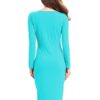 Bodycon Dresses Polyester Sexy Pencil Dress Office Dress - Image 6