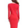 Bodycon Dresses Polyester Sexy Pencil Dress Office Dress - Image 10