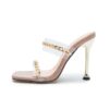 New Sexy Shoes Slippers Head Peep Toe Thin High Heel Party - Image 3