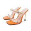 New Sexy Shoes Slippers Head Peep Toe Thin High Heel Party - Image 5