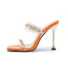 New Sexy Shoes Slippers Head Peep Toe Thin High Heel Party - Image 7