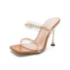 New Sexy Shoes Slippers Head Peep Toe Thin High Heel Party - Image 10