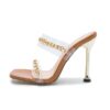 New Sexy Shoes Slippers Head Peep Toe Thin High Heel Party - Image 11