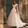 Sexy Robe Femme Glitter Bridal Backless Wedding Dress