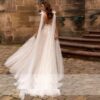 Sexy Robe Femme Glitter Bridal Backless Wedding Dress - Image 3