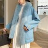 Cashmere Jacket with Natural Fox fur collar Overwear - Image 3