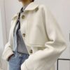 Elegant Real Wool Overcoat Double-Sided Cashmere Coat - Image 4