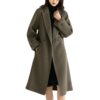 Fashion French Minimalist Double-sided Cashmere Blend Coat - Image 2