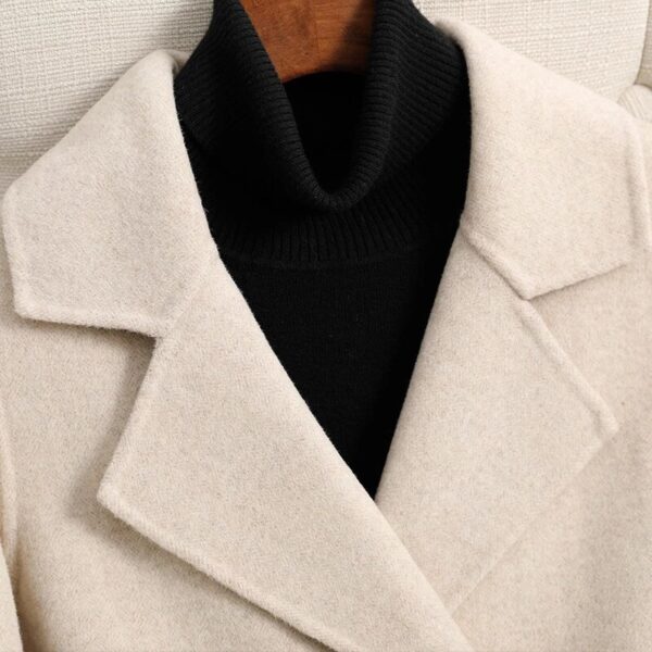 Fashion Long Lapel Vintage Solid Color Coats - Image 2