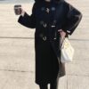 Horn Buckle Double-sided Wool Outerwear
