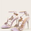 Sexy high heels Party Dress shoes Buckles Pumps Stripper Shoes - Image 2