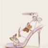 Sexy high heels Party Dress shoes Buckles Pumps Stripper Shoes - Image 5