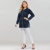 Casual Long Style Premium Stretch Cotton Knitted Denim - Image 2