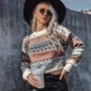 Style Round Collar Round Collar Knitwear - Image 4