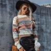 Style Round Collar Round Collar Knitwear - Image 5