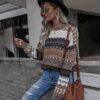 Style Round Collar Round Collar Knitwear - Image 7