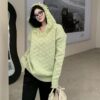 Casual Long Sleeve Acrylic Hooded Collar Loose Sweater - Image 6
