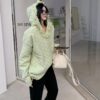Casual Long Sleeve Acrylic Hooded Collar Loose Sweater - Image 3