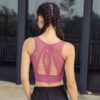 Crop Yoga Bra Shockproof Gym Shirt Push Up Sportswear