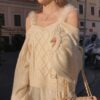 Sexy Off Shoulder Lantern Sleeve Sweater