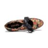 Elegant Flowers  Lace Up Stitching Chunky Heel Pumps - Image 3