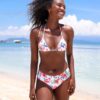 Sexy Adjustable Halter Neck 2 Piece Swimsuit Set - Image 2
