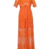 Embroidery Lace long Tunic Beach Maxi Dress - Image 2