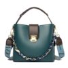 Fashion Casual Bucket Strap Lock Handbag - Image 3
