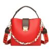 Fashion Casual Bucket Strap Lock Handbag - Image 5