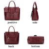 High Quality PU Leather Casual Crossbody Bag - Image 6