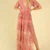 Lace Chic V-Neck Floral Embroidered Romper Jumpsuit - Image 3