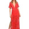 Lace Chic V-Neck Floral Embroidered Romper Jumpsuit - Image 6