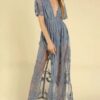 Lace Chic V-Neck Floral Embroidered Romper Jumpsuit - Image 8