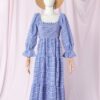 Ruffle Square Neck Puff Sleeve Beach Party Dress - Image 7